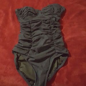 J. Crew strapless bathing suit